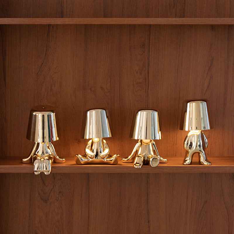 Rechargeable Decorative Table Lamp with Three-Color Light