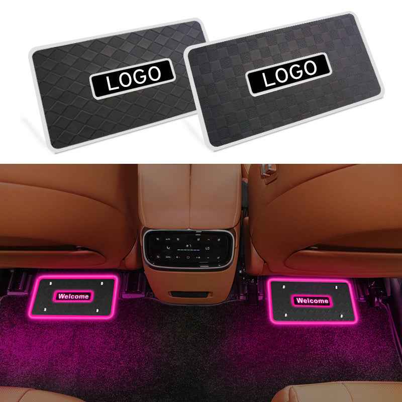 APP Bluetooth RGB Car Floor Mat Ambient Light with Voice Control