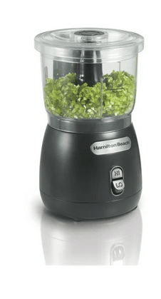 Hamilton Beach Stack & Press 2 Speed Food Chopper, 3 Cup Bowl Capacity, 72890F