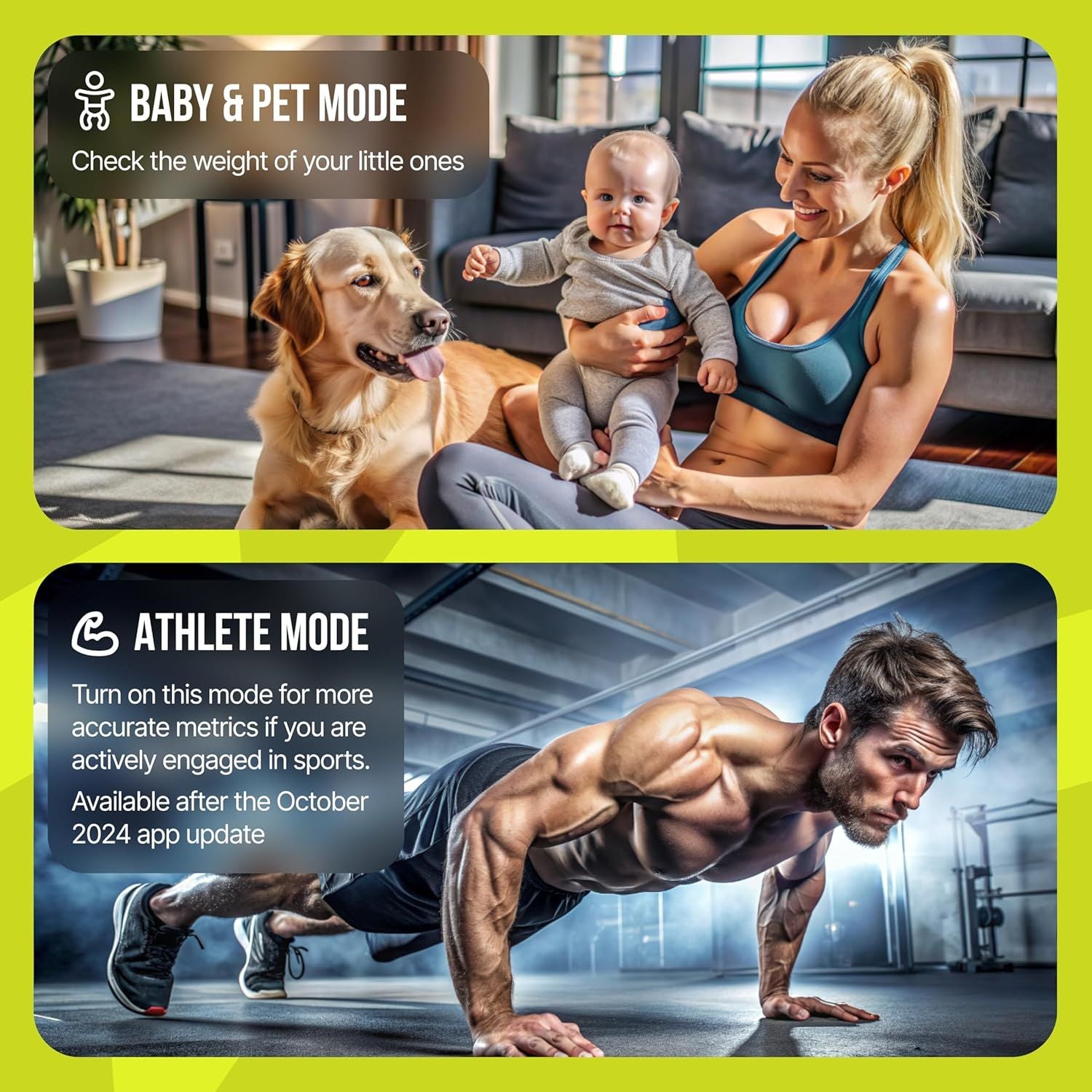 25 Metrics EziGo White Digital Bathroom Smart Scale with BMI, Body Fat, Muscle Mass, Bluetooth, Apple Health Compatible Scales, Digital Weight Composition Scale & Body Fat Mass, Up to 400lb/180 kg - JM Variety Store