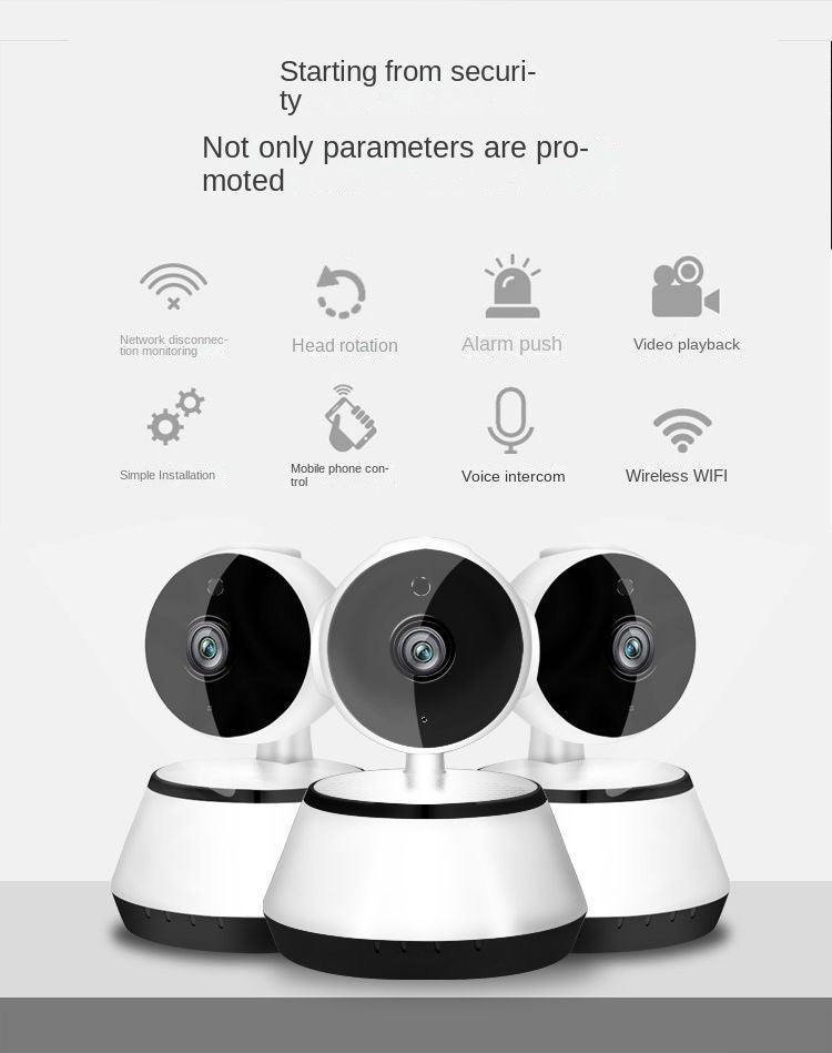 Wireless Camera; 1080P HD view; WiFi Home Indoor Camera without SDcard; 2 Way Audio Night Vision; Works with app - JM Variety Store