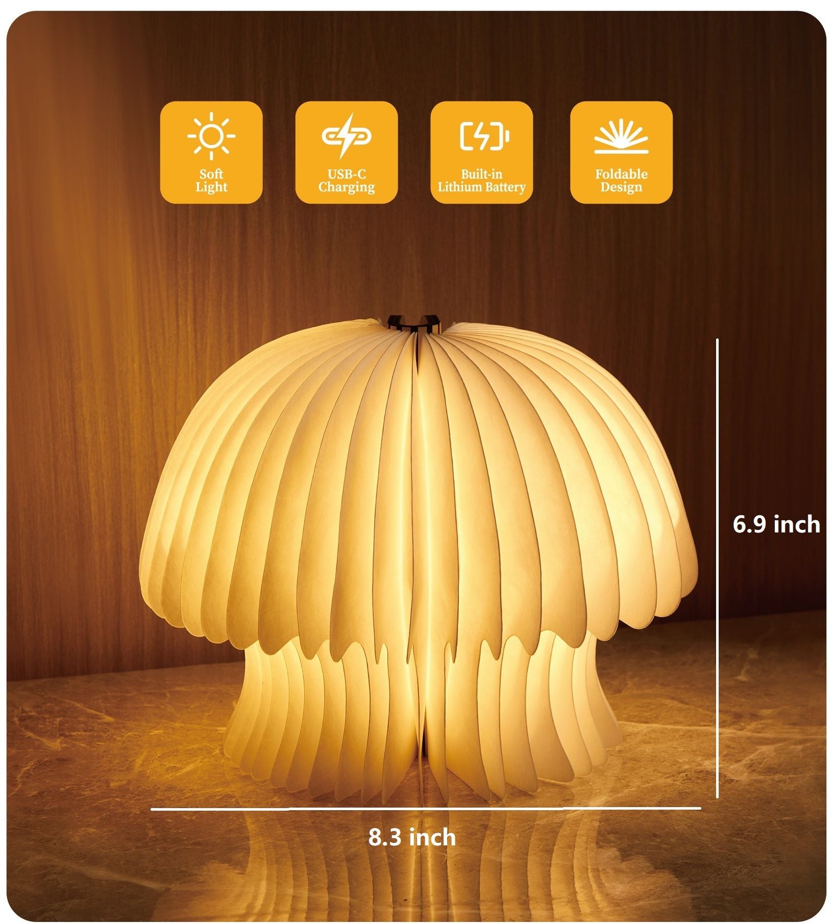 Valentines Day gift, Mushroom night light gift for her - JM Variety Store