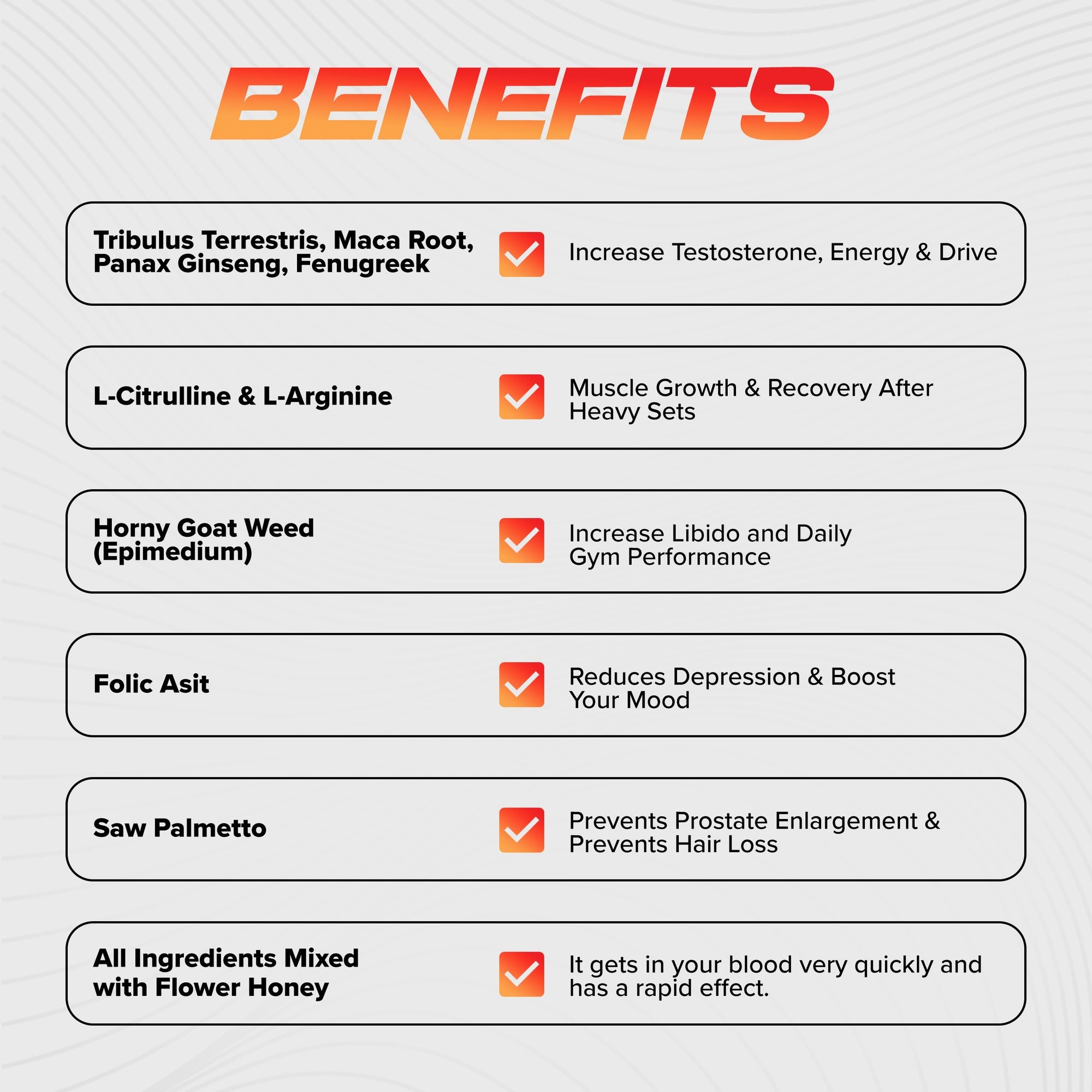 BIOPHOENIX TESTOSTERONE HONEY | Testosterone Booster | Testosterone Supplement for Men | Maca Root, Ginseng, Horny Goat Weed, Tribulus Terrestris for Men | L Citrulline, L Arginine 15 Sachets 30 Days - JM Variety Store