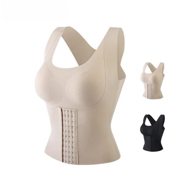 1 Pack Waist training Women with breast pads Waist corset sports belt Hourglass body shaper adjustable - JM Variety Store