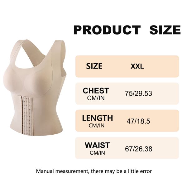 1 Pack Waist training Women with breast pads Waist corset sports belt Hourglass body shaper adjustable - JM Variety Store