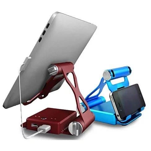 Podium Style Stand With Extended Battery Up To 200% For iPad; iPhone And Other Smart Gadgets - JM Variety Store