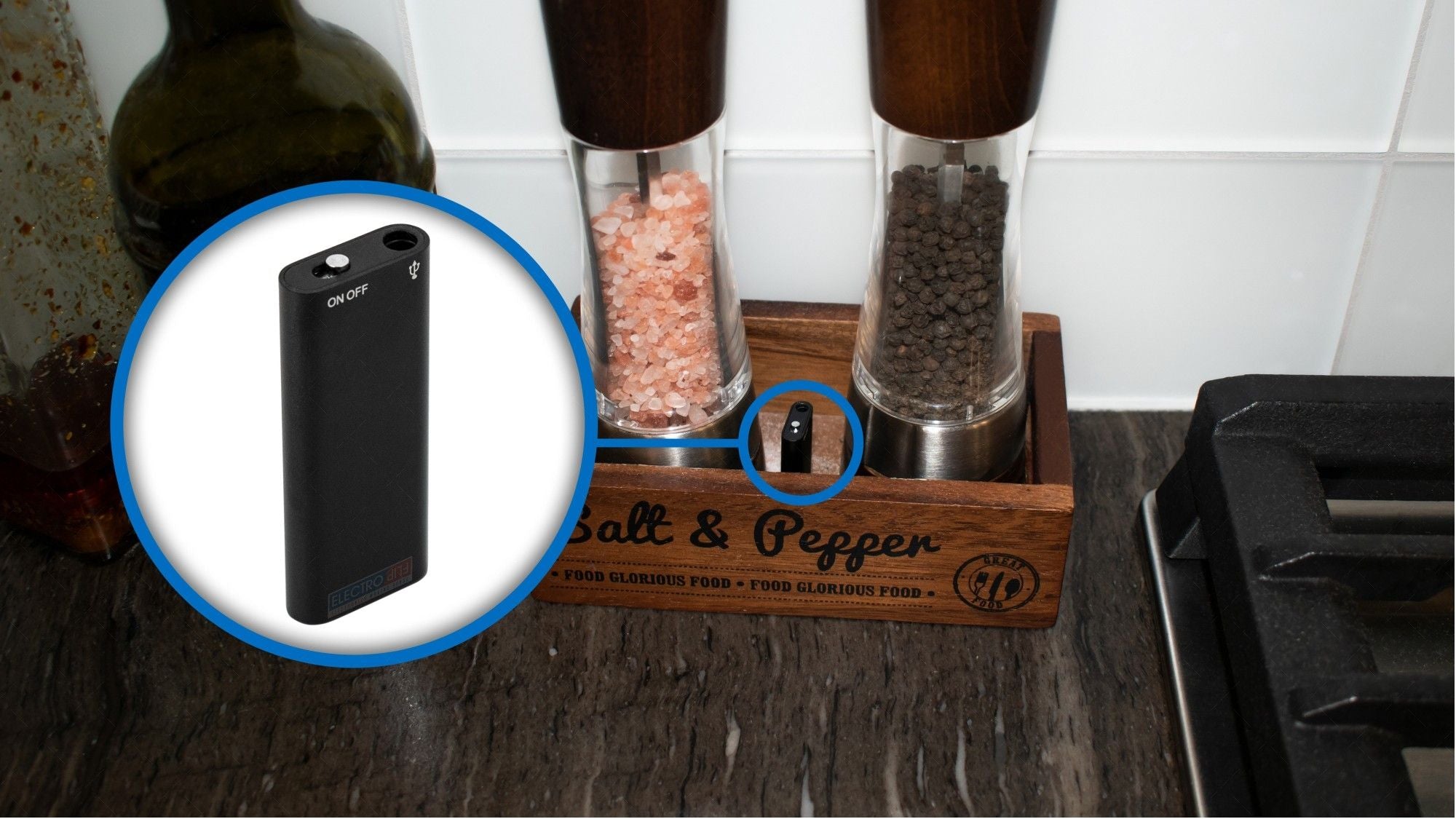 Mini Security Covert MIC REC Pocket Rechargeable w/ Auto Power Off + Time Stamp - JM Variety Store