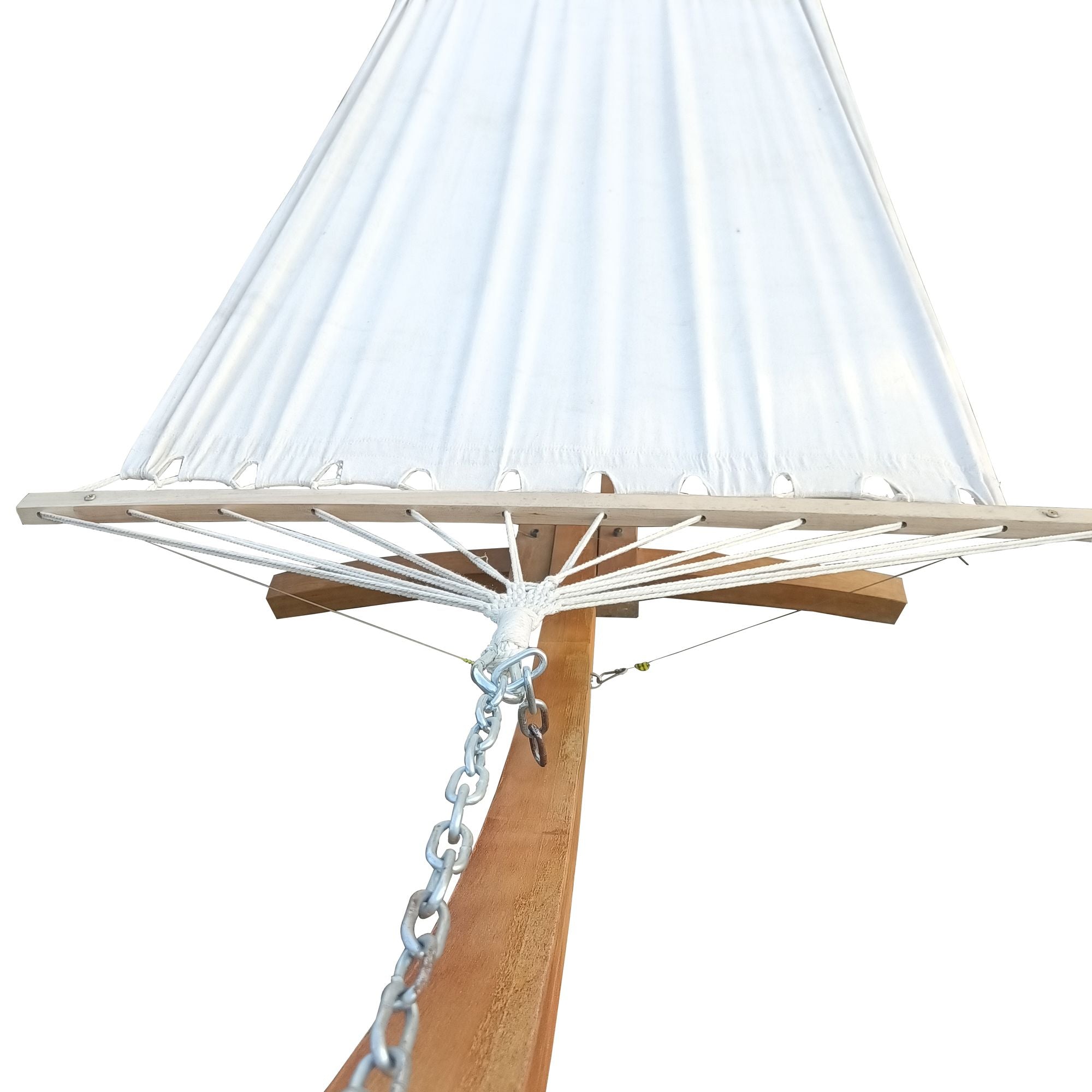 1-Person Hammock with Stand Set for Outside & Inside;  Indoor Outdoor Standalone plywood+canvas - JM Variety Store