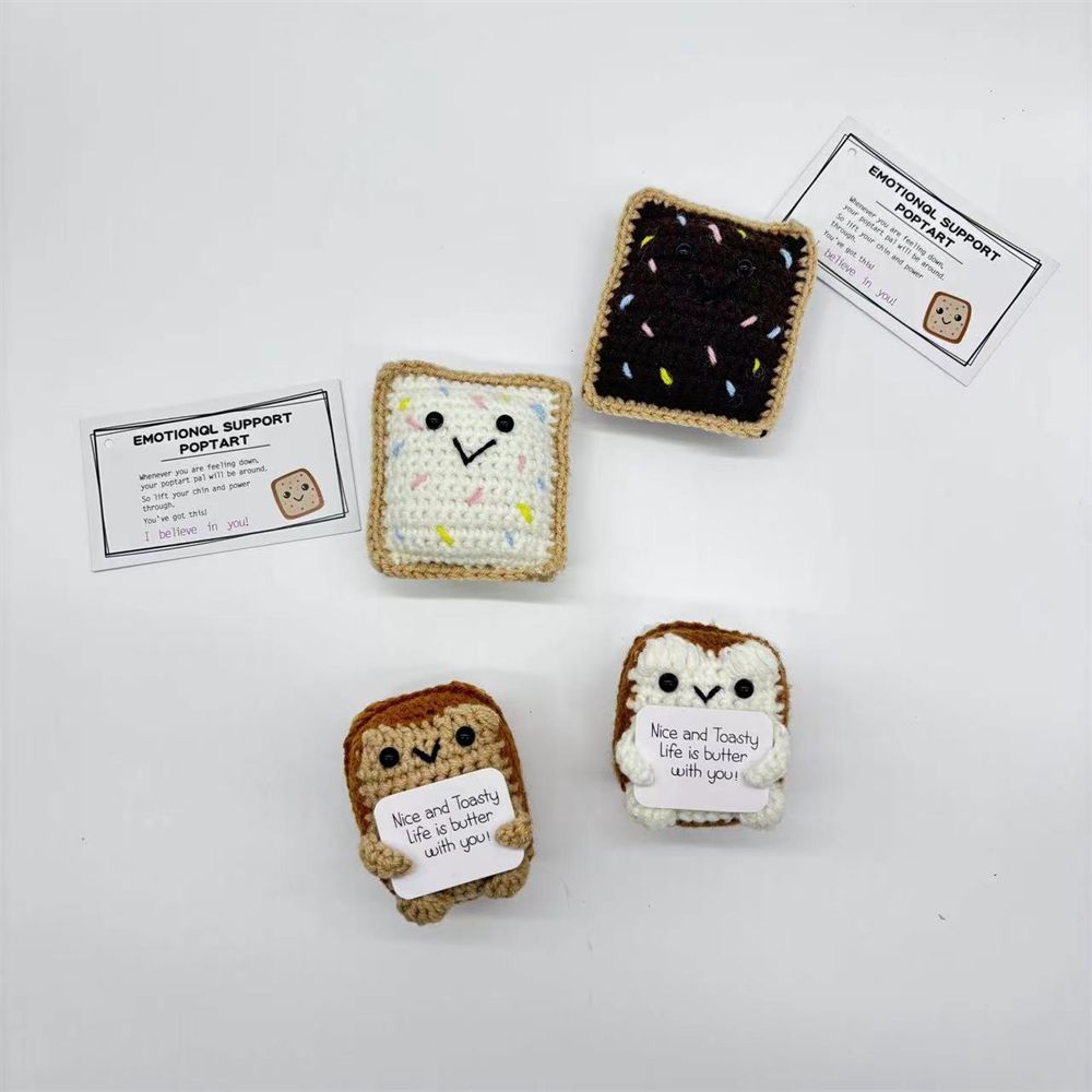 Handcrafted Toast Decor Set, 4-Piece - Cute Room Ornaments & Charming Home Accents, Artisan Crafted, Perfect for Gifting, Crafted with Love for Cozy Spaces - JM Variety Store