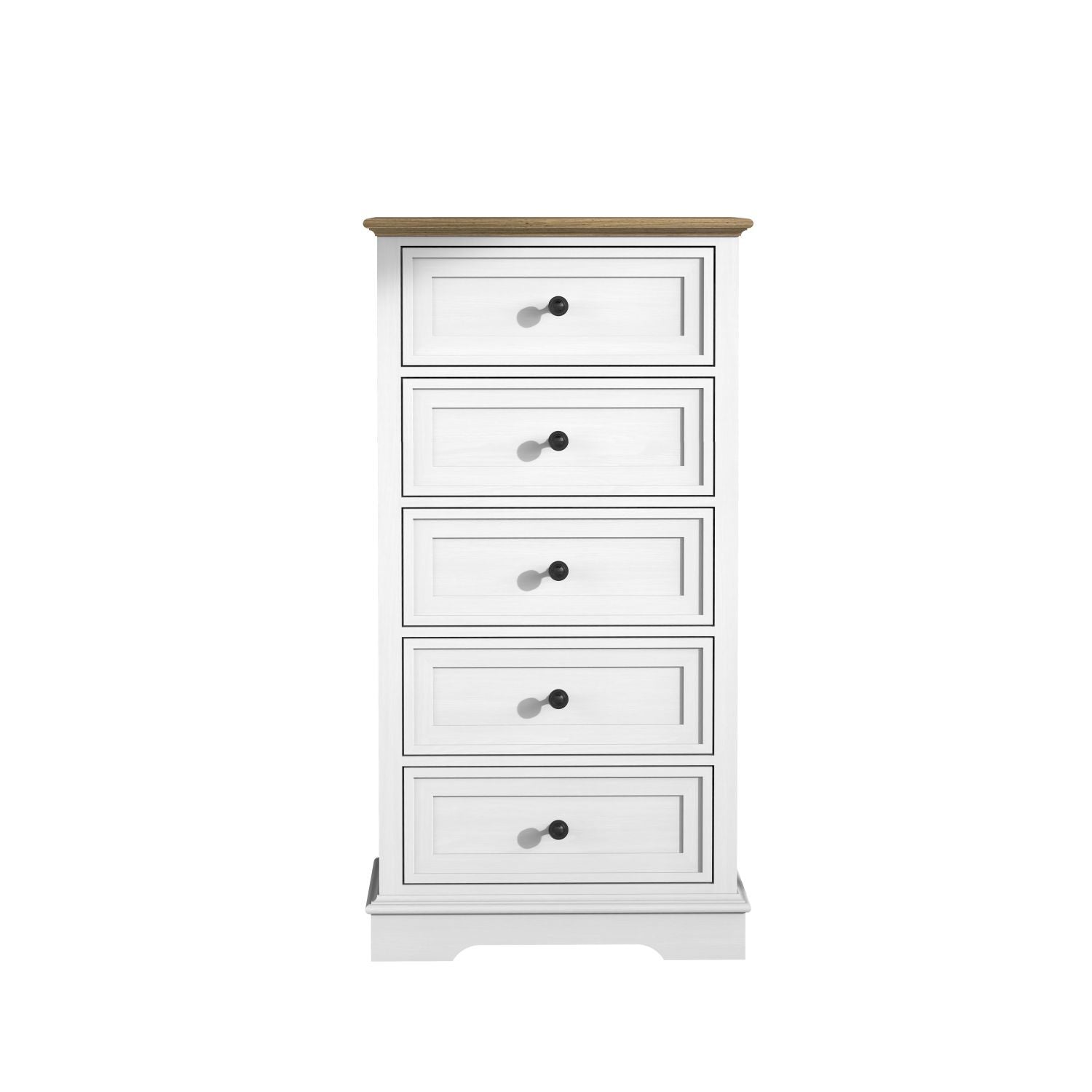 Tall Dresser for Bedroom with 5 Drawers for Closet, Chest of Drawers with Metal Handle - JM Variety Store