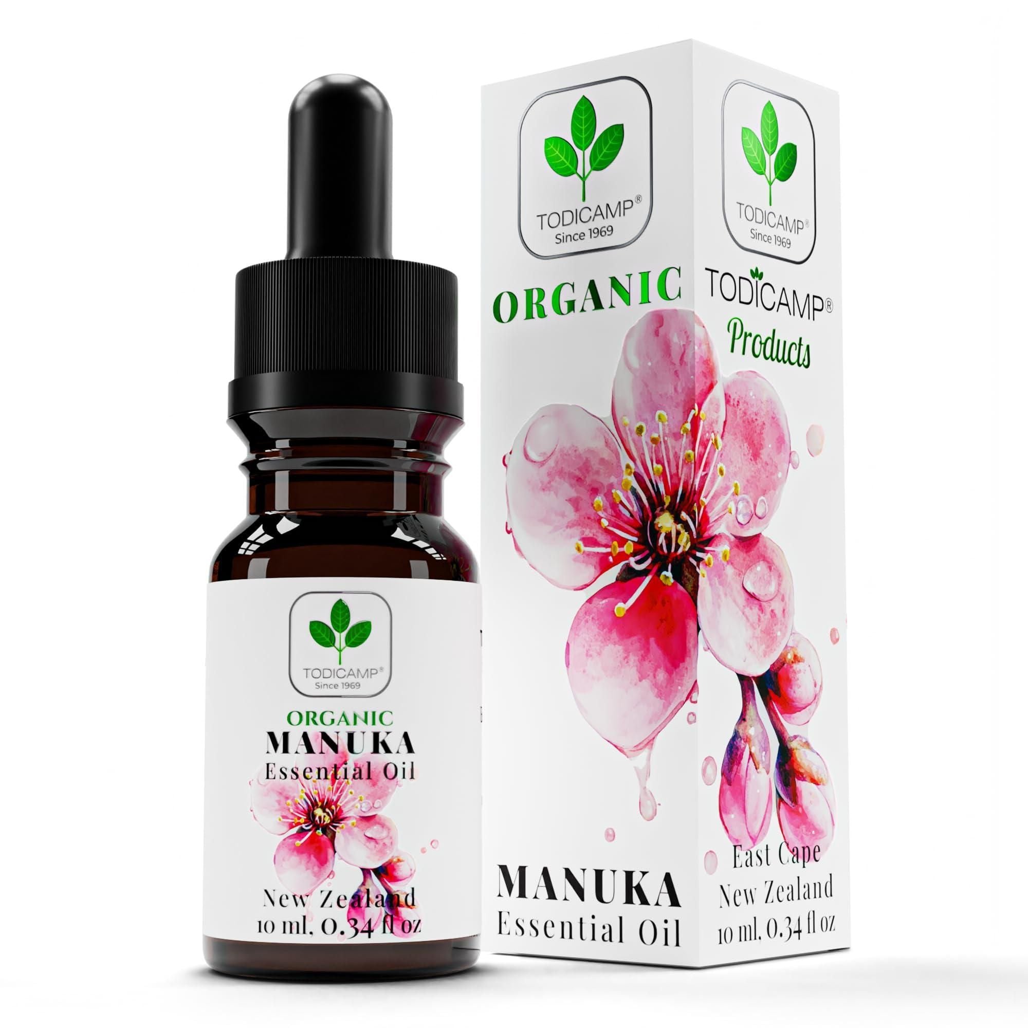 100% Pure Manuka Oil from New Zealand Therapeutic Grade Essential Oil for Wound Care Skin Soothing Nail & Scalp Health Organic Undiluted Cold Pressed Manuka for Face Hair Body - JM Variety Store