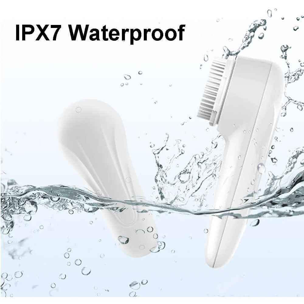 Facial Cleansing Brush, Sonic Facial Brush with 3 Brush Heads for Daily Skin Care, Rechargeable and Gentle Face Exfoliator