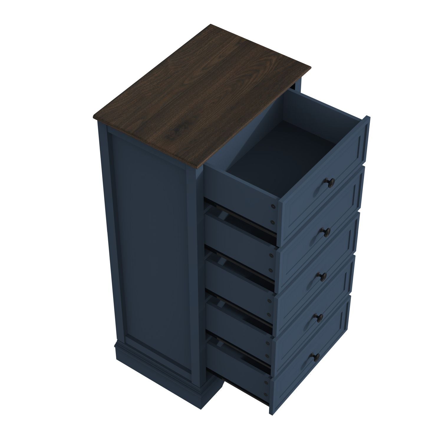 Tall Dresser for Bedroom with 5 Drawers for Closet, Chest of Drawers with Metal Handle - JM Variety Store