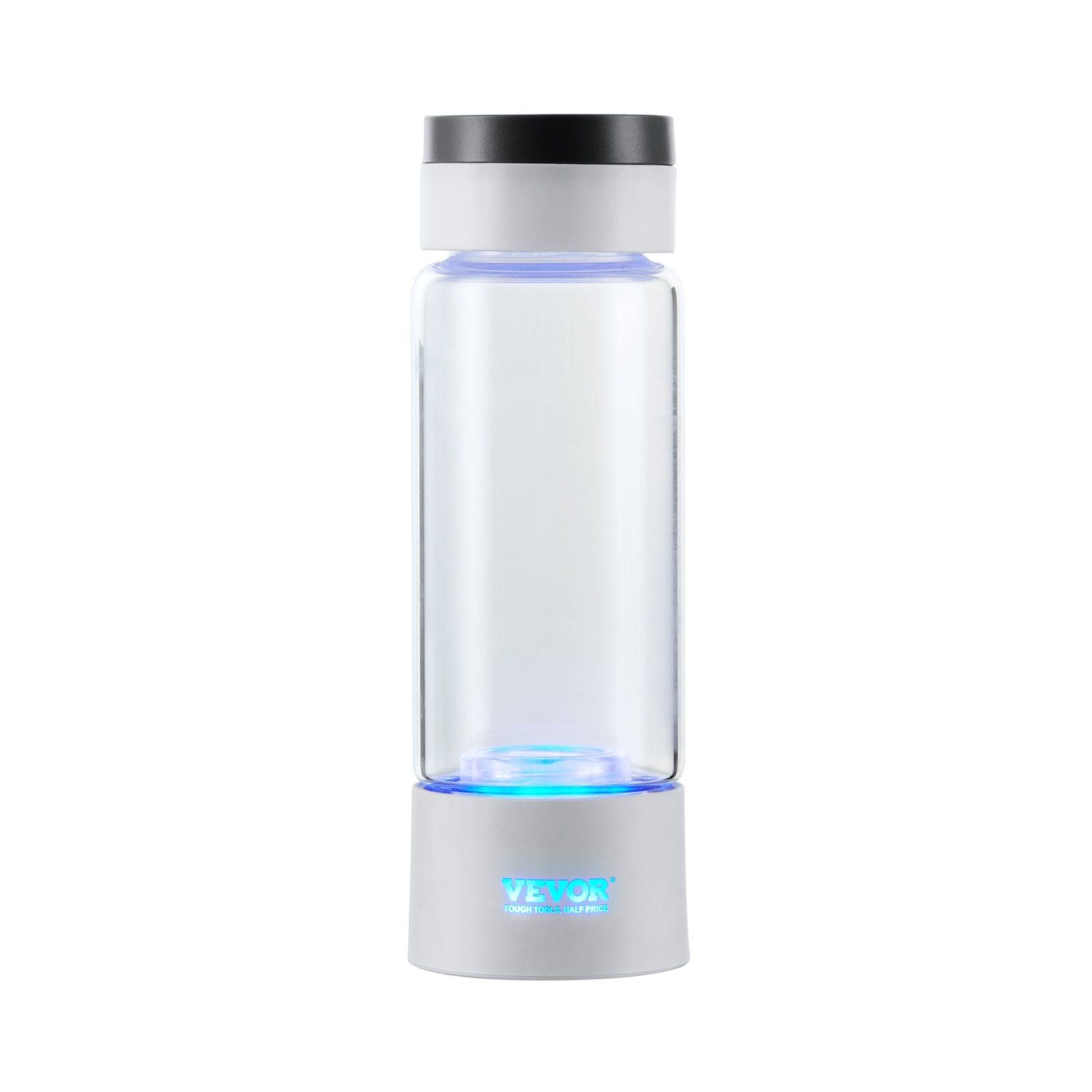 VEVOR Hydrogen Water Bottle Generator, 380 ml / 13.4 oz Capacity Portable Hydrogen Water Maker, SPE Technology Hydrogen Rich Water Ionizer Machine with Nasal Inhalation Tube and Self-Cleaning - JM Variety Store