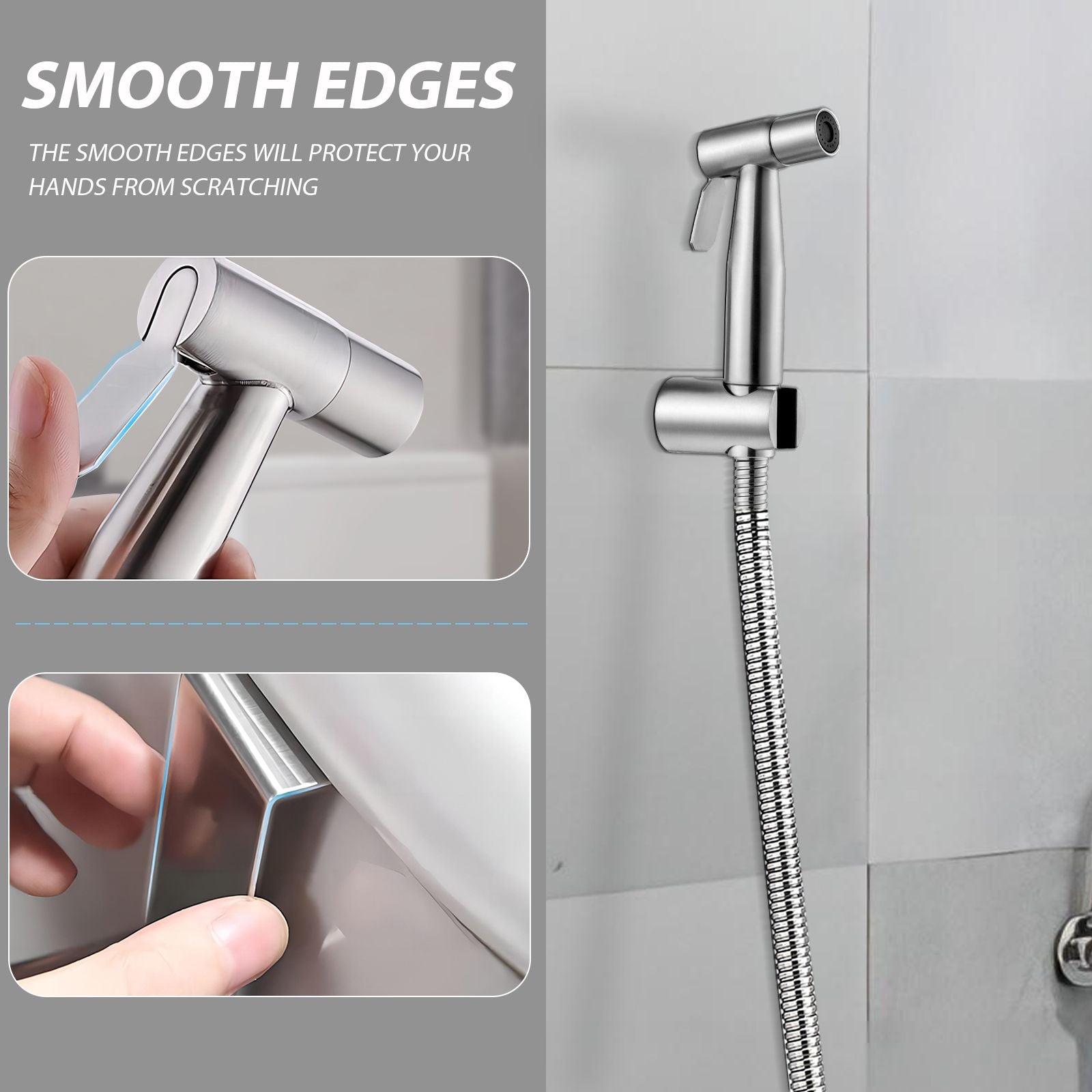 Handheld Bidet Sprayer for Toilet-Adjustable Water Pressure Control with Bidet Hose for Wash - JM Variety Store