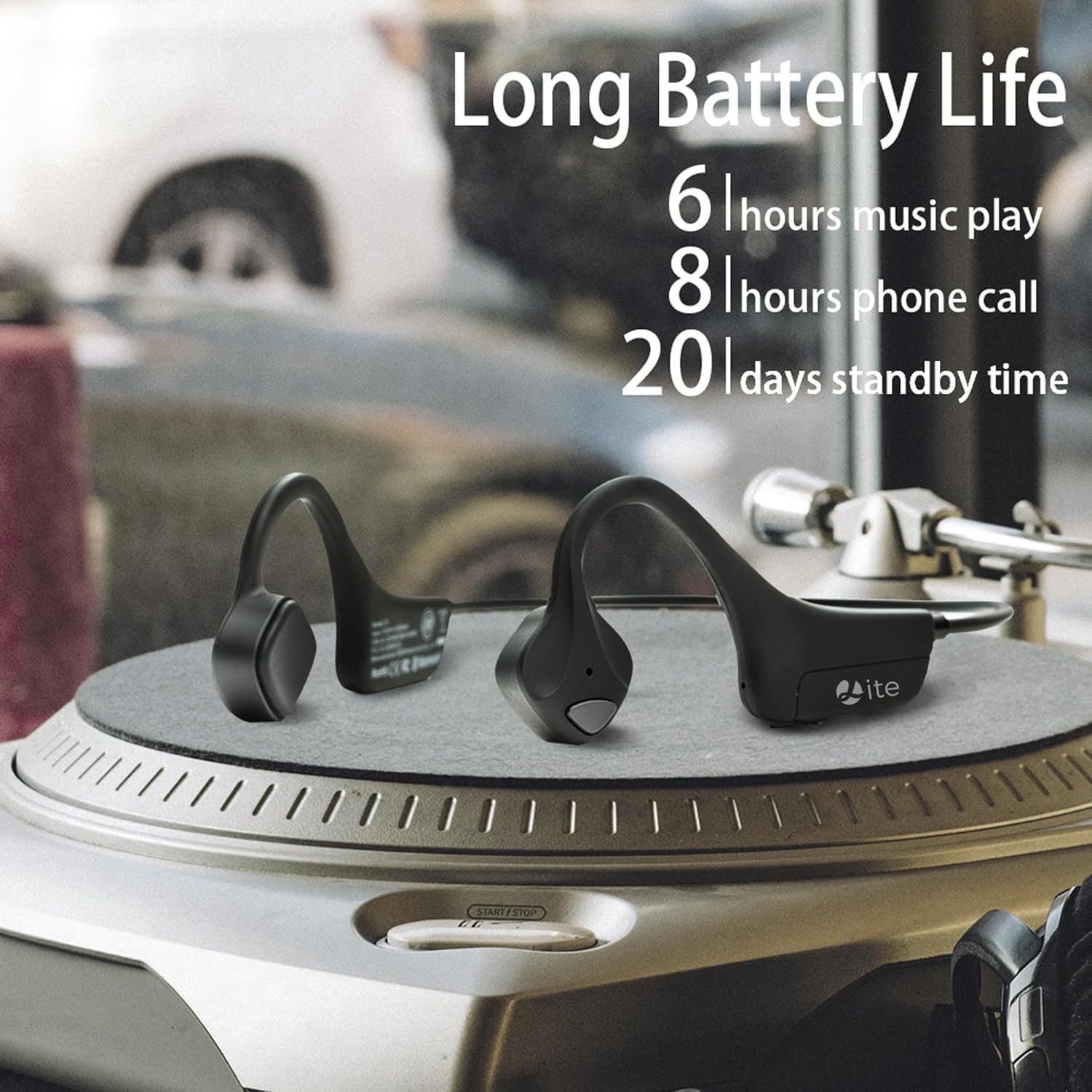 Sport Wireless Bone Conduction Earphones – Open-Ear Safety Design, IPX6 Sweatproof, 8 Hrs Call, US Dropship - JM Variety Store