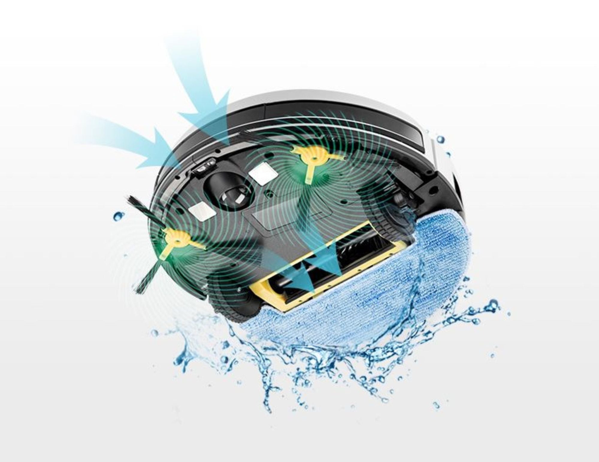 iMass Robot Vacuum Cleaner Mop Wi-Fi App & Live Video Calling Communication Recording Monitor - JM Variety Store