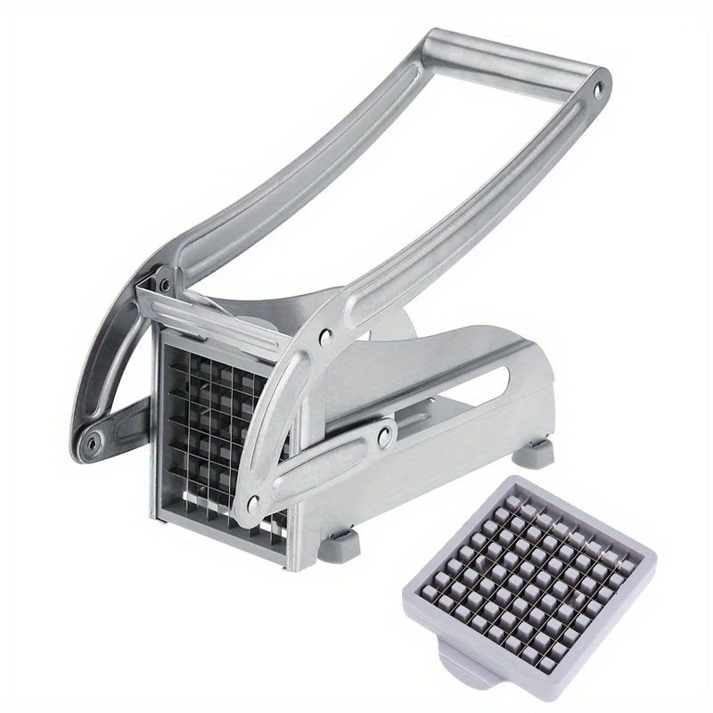1pc French Fry Cutter, Commercial Restaurant French Fry Cutter Stainless Steel Potato Cutter Vegetable Potato Slicer With Suction Feet Cutter Potato Heavy Duty Cutter For Potatoes Carrots Cucumbers - JM Variety Store