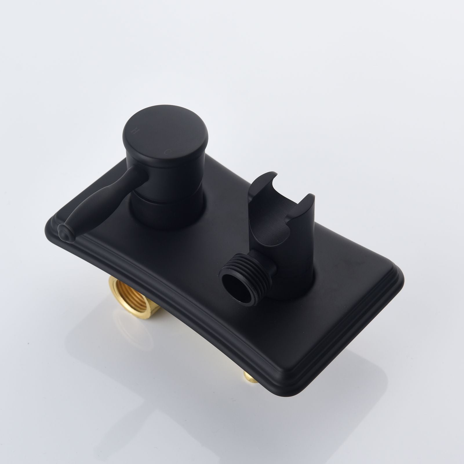 Stainless Steel Toilet Handheld Sprayer Kit Hot and Cold Water Black Bidet Sprayer Set - JM Variety Store