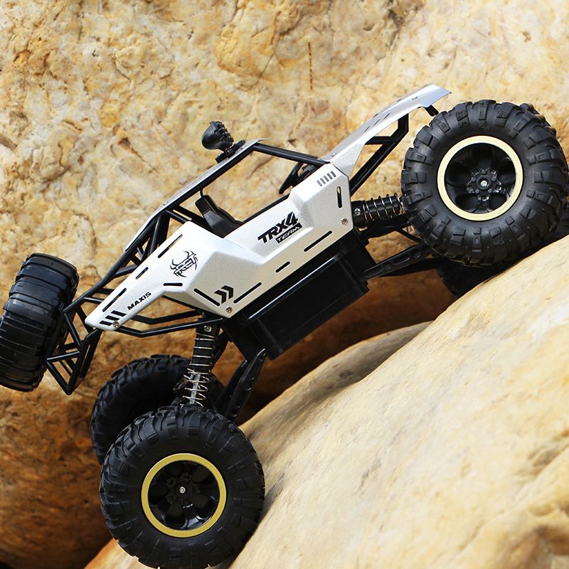 RC 37cm 4WD Large Remote Control Cars Rock Crawler Monster Truck Kids Toy Gift - JM Variety Store