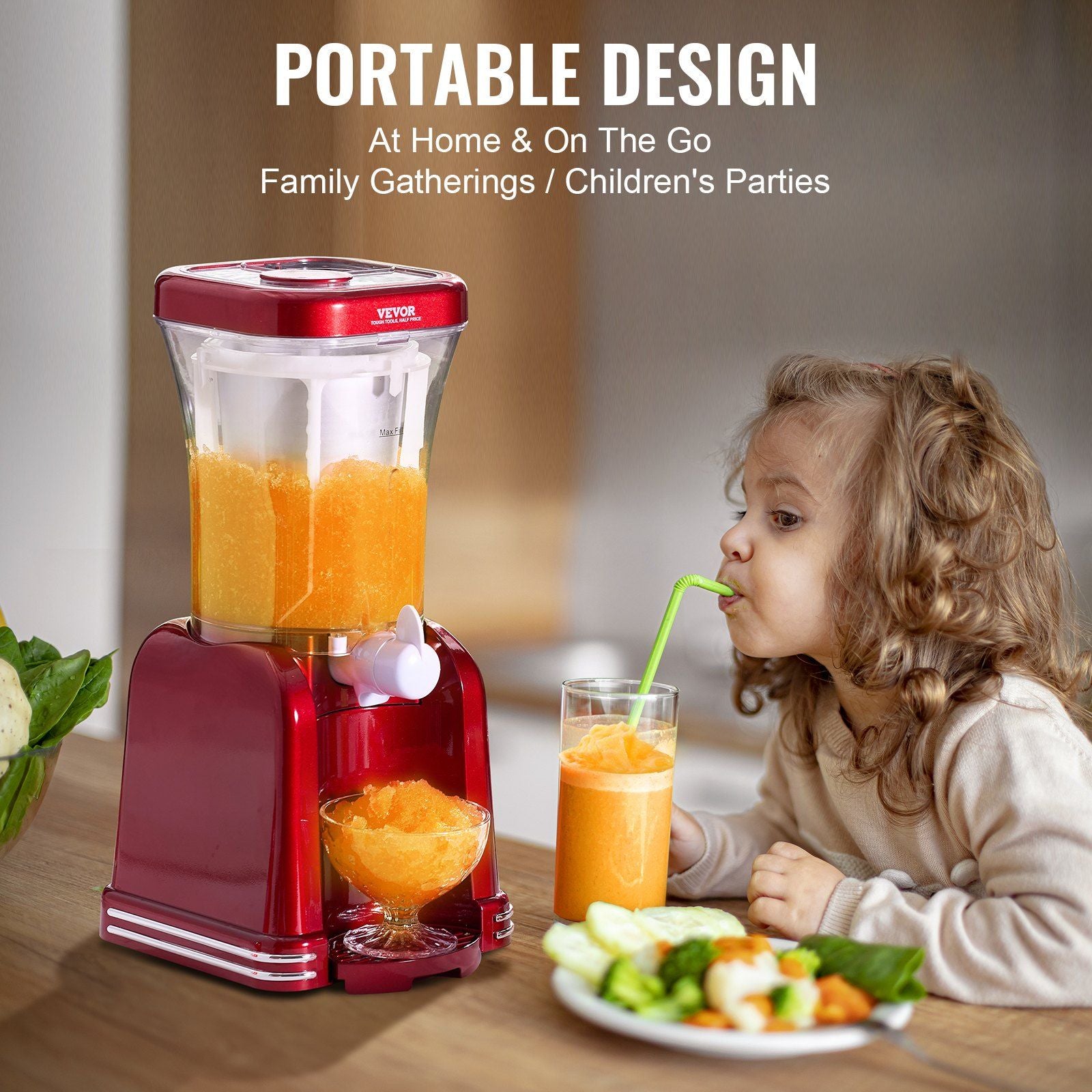 Slushy Machine for Home Margarita Slush Maker 32oz Smoothie Frozen Drink Maker - JM Variety Store