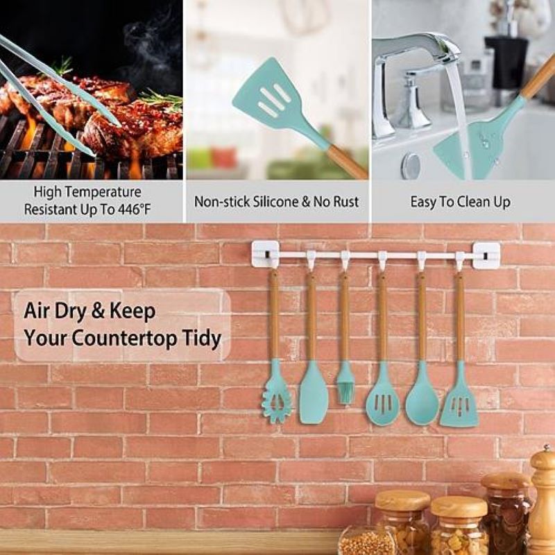Kitchen Silicone Cooking Tool Utensil Set - JM Variety Store