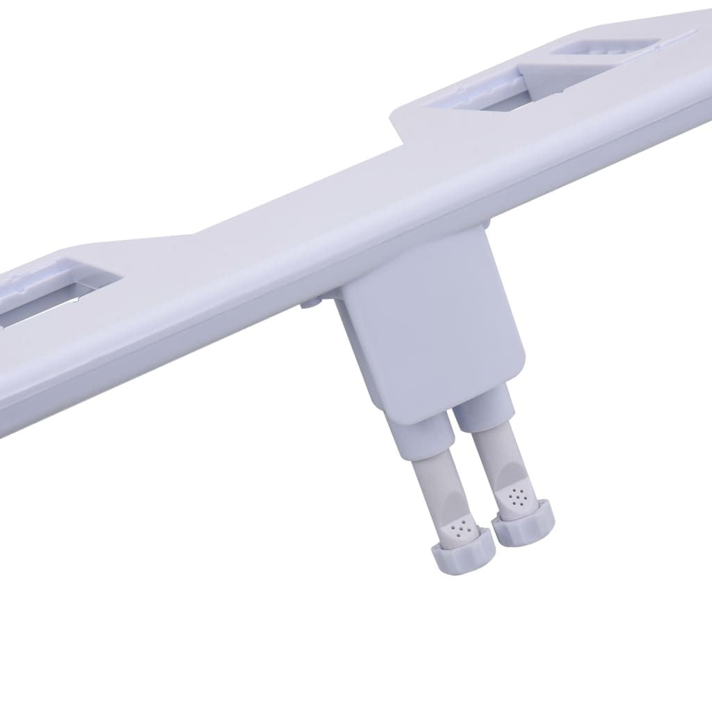 Bidet Toilet Seat Attachment Hot Cold Water Dual Nozzles - JM Variety Store