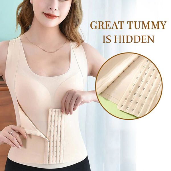 1 Pack Waist training Women with breast pads Waist corset sports belt Hourglass body shaper adjustable - JM Variety Store