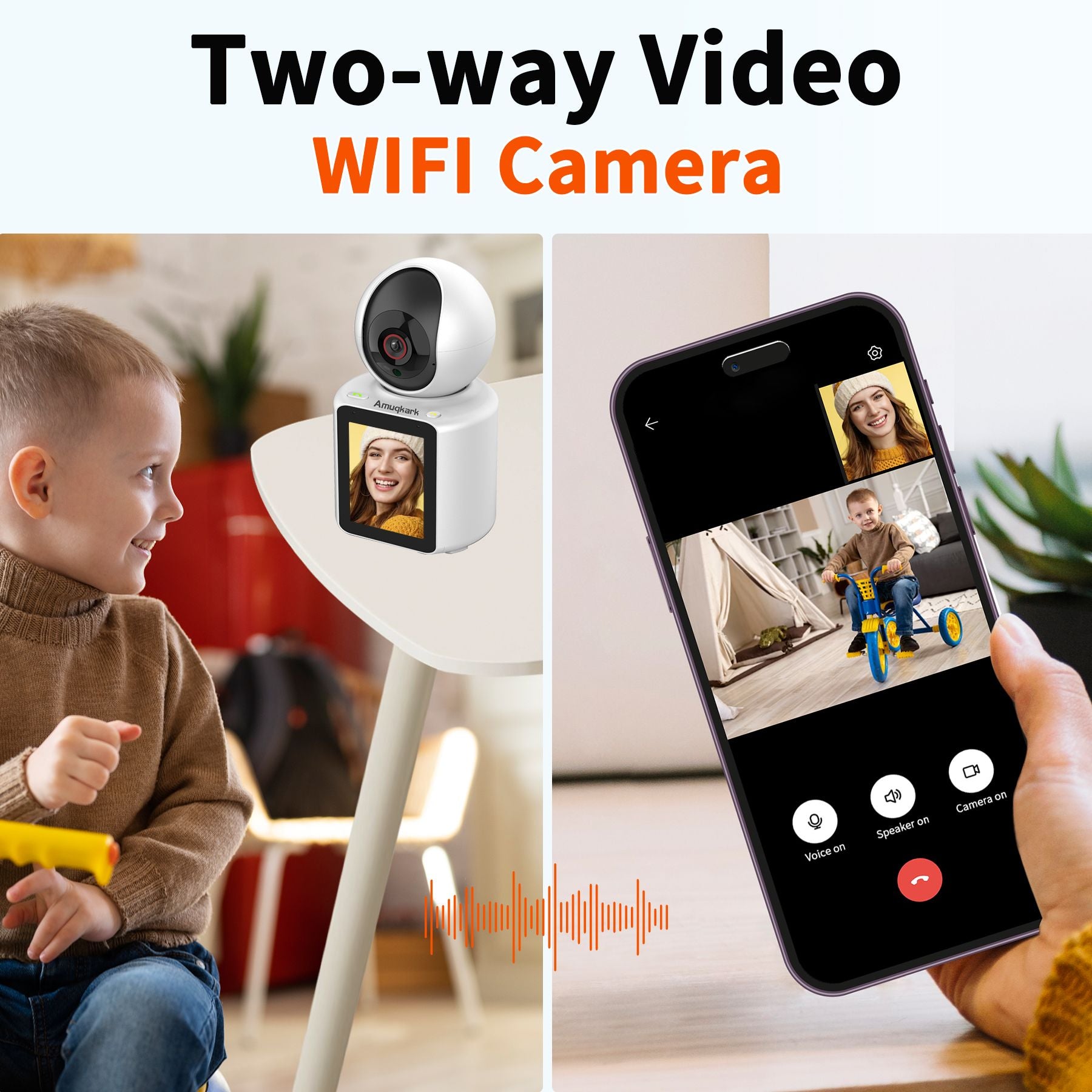 Two Way Video Camera Security Camera Indoor - JM Variety Store