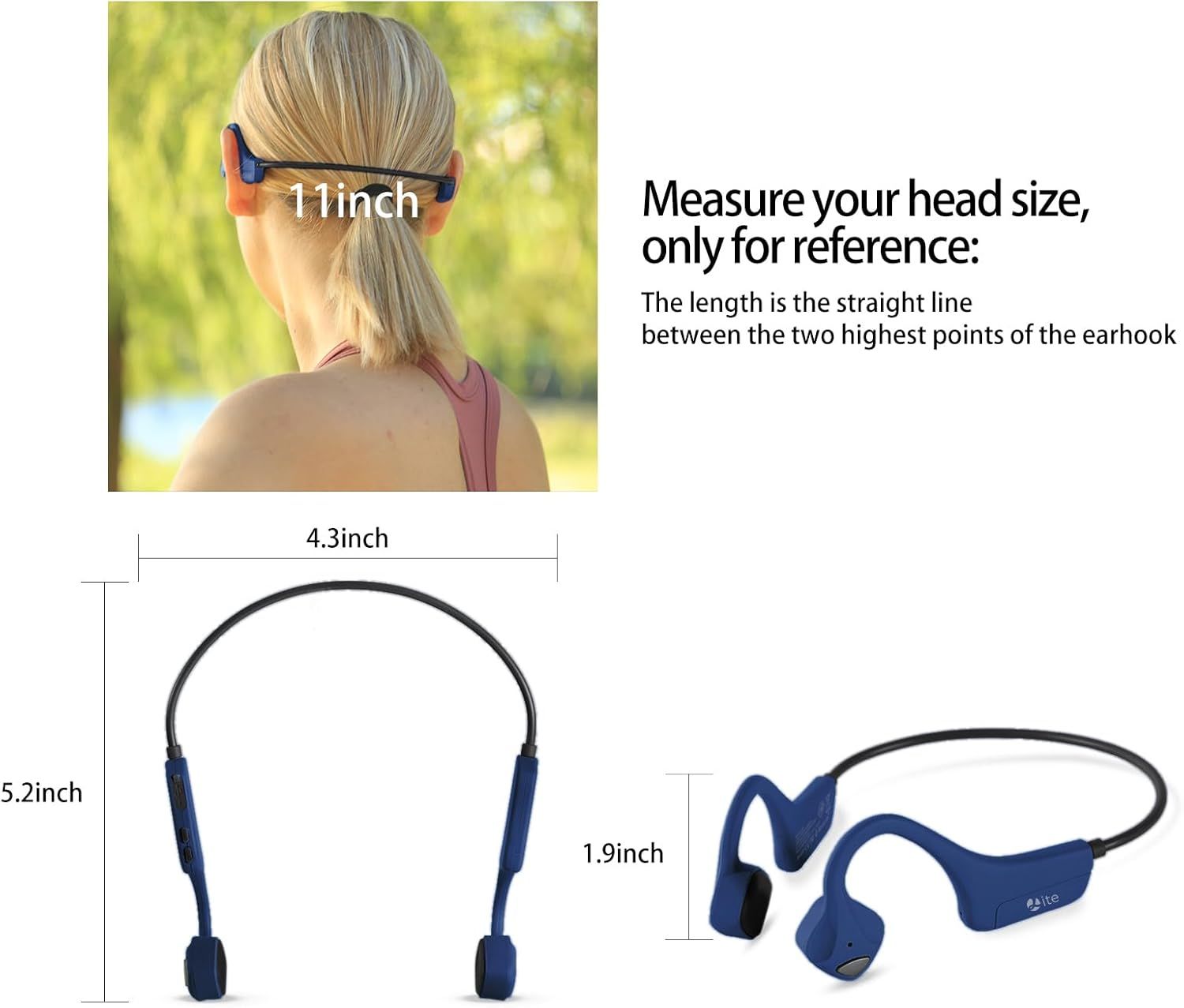 Sport Wireless Bone Conduction Earphones – Open-Ear Safety Design, IPX6 Sweatproof, 8 Hrs Call, US Dropship - JM Variety Store