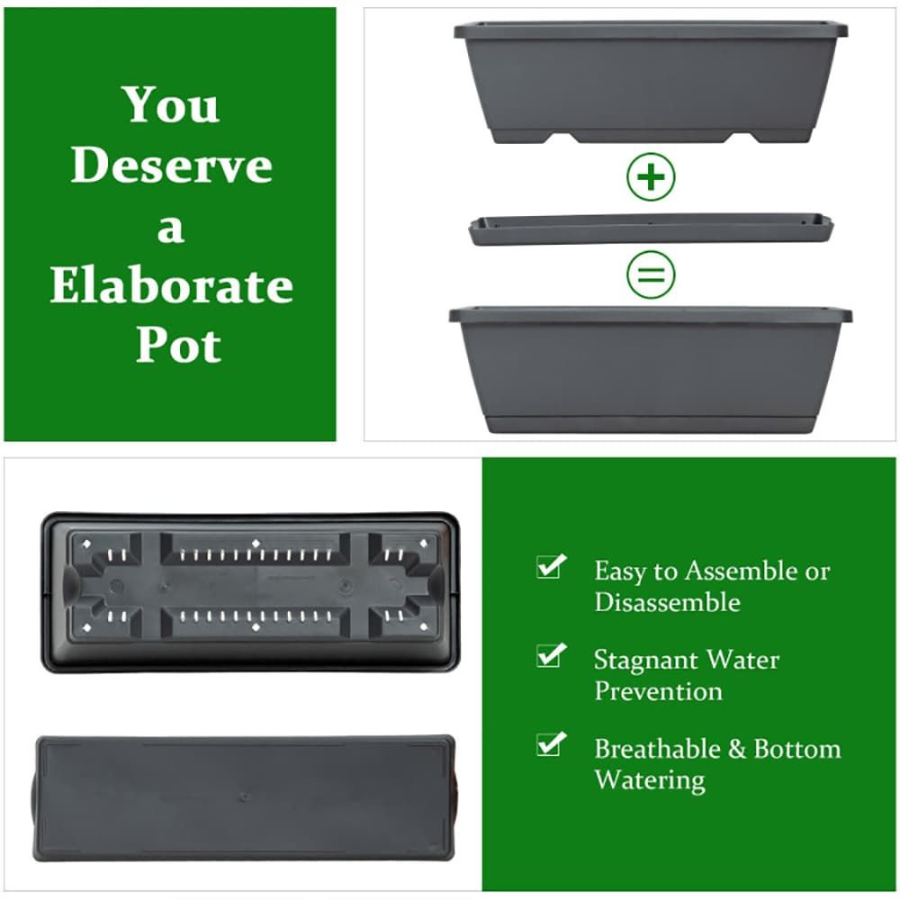 5-Tier Raised Garden Bed with Water Drainage for Flowers Vegetables - JM Variety Store