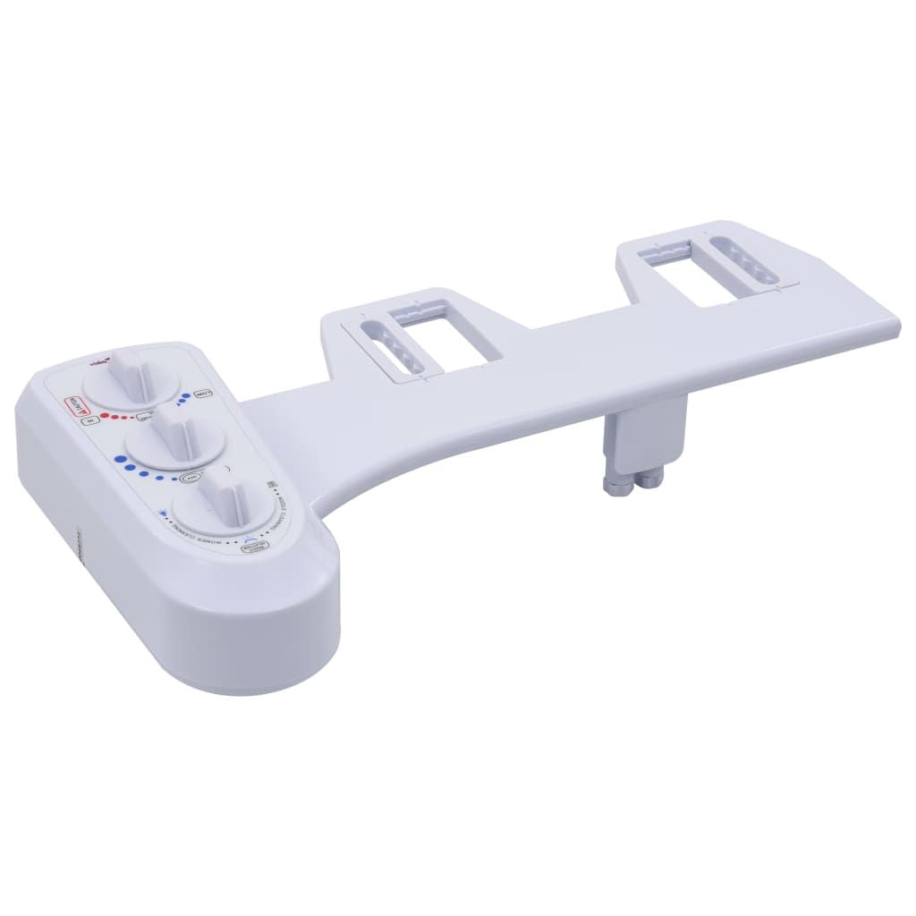 Bidet Toilet Seat Attachment Hot Cold Water Dual Nozzles - JM Variety Store