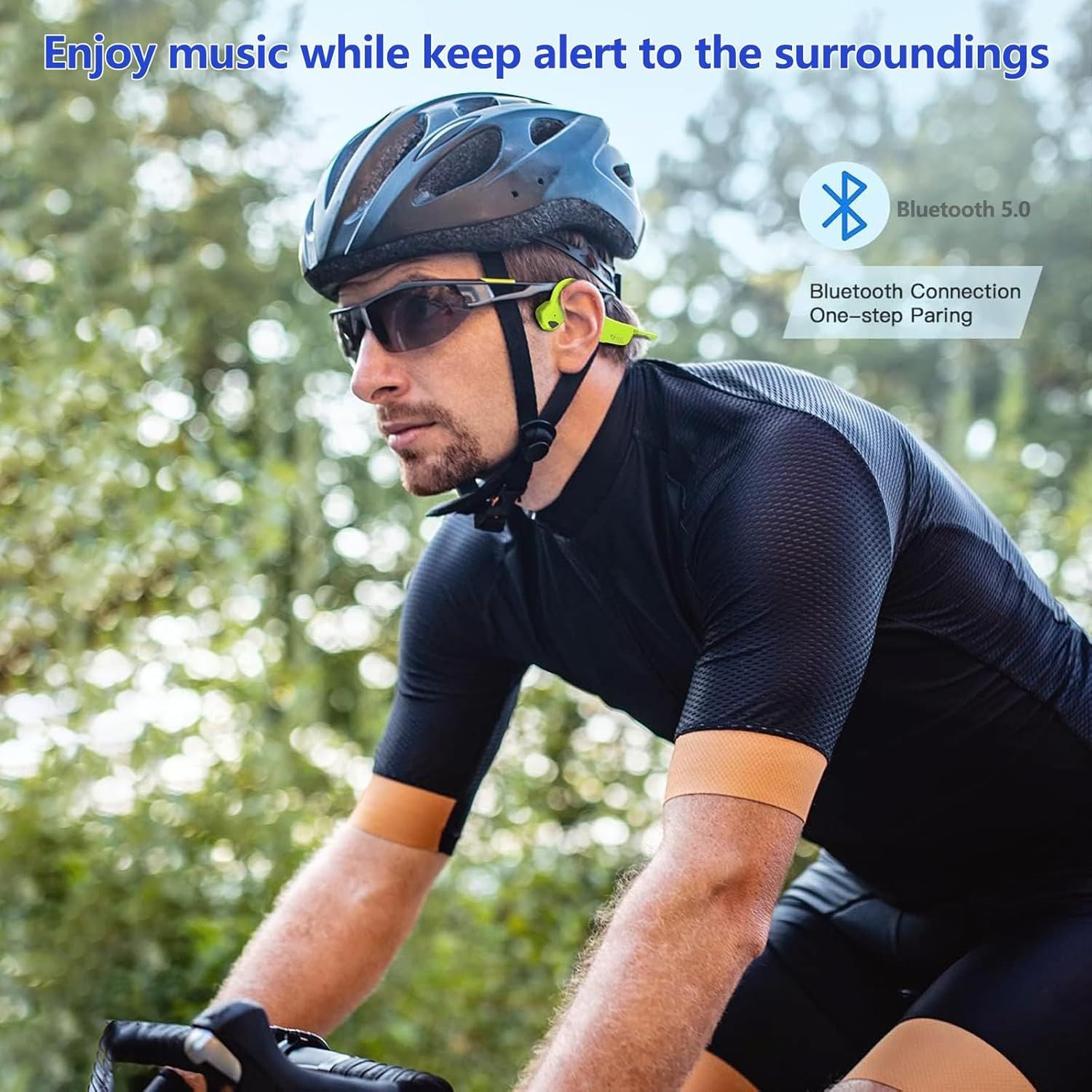 Sport Wireless Bone Conduction Earphones – Open-Ear Safety Design, IPX6 Sweatproof, 8 Hrs Call, US Dropship - JM Variety Store