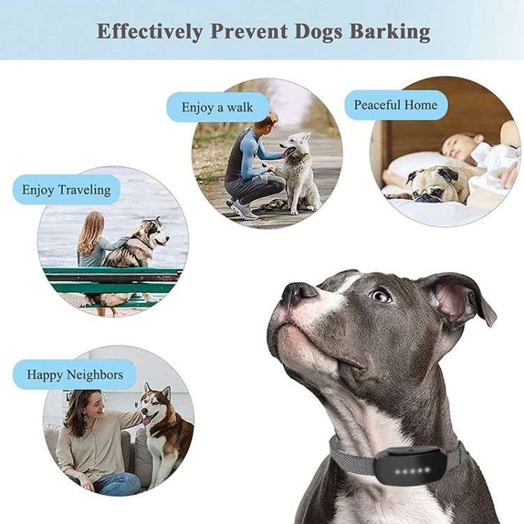 Adjustable Training Device Bark Collar for Large Medium and Small Dogs - JM Variety Store