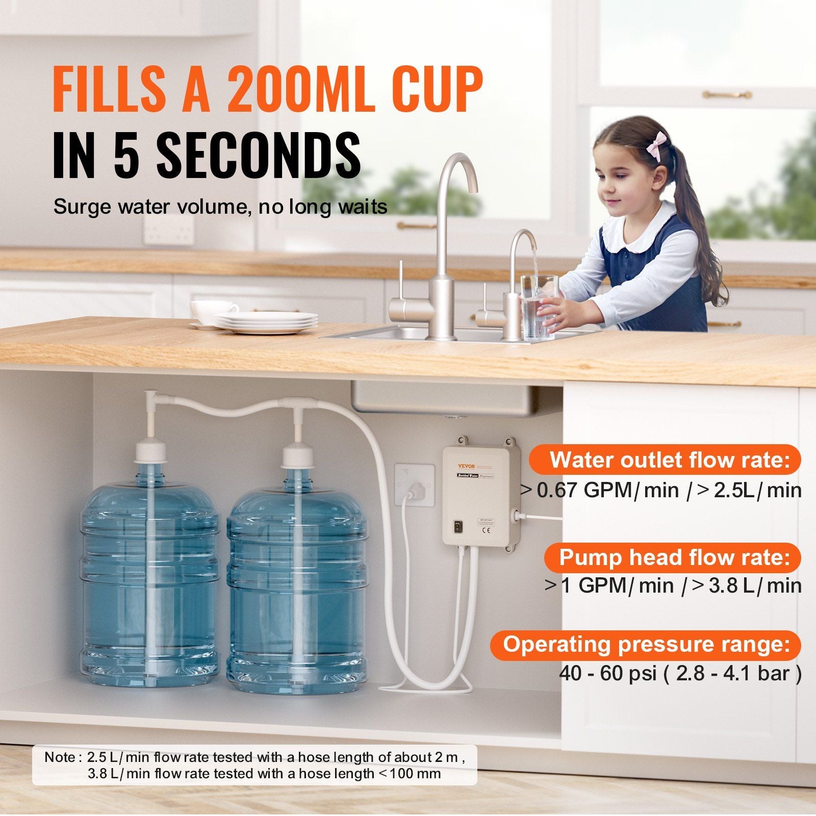 120v Ac Bottled Water Dispensing Pump System Replaces Bunn Flojet -am - JM Variety Store