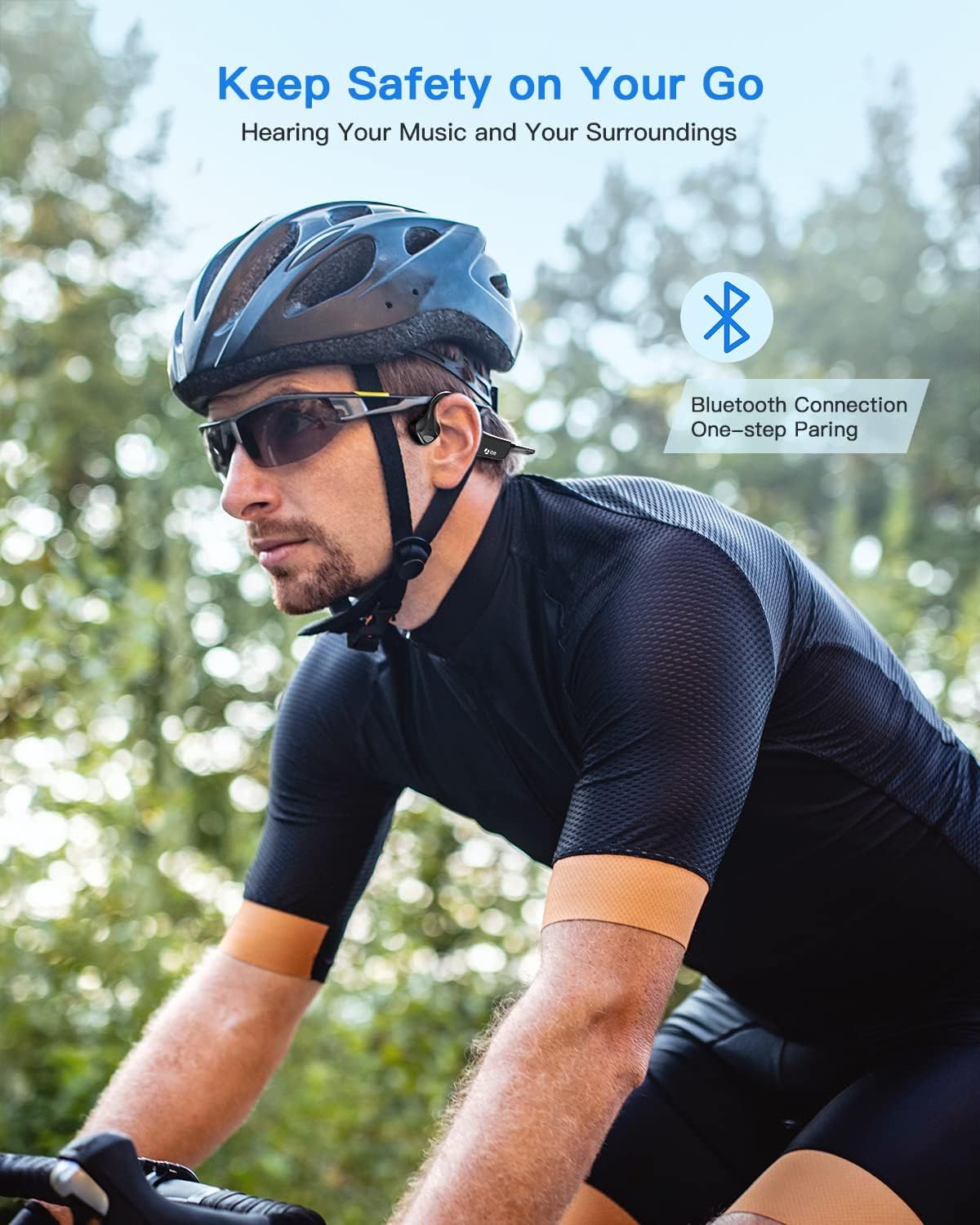 Sport Wireless Bone Conduction Earphones – Open-Ear Safety Design, IPX6 Sweatproof, 8 Hrs Call, US Dropship - JM Variety Store