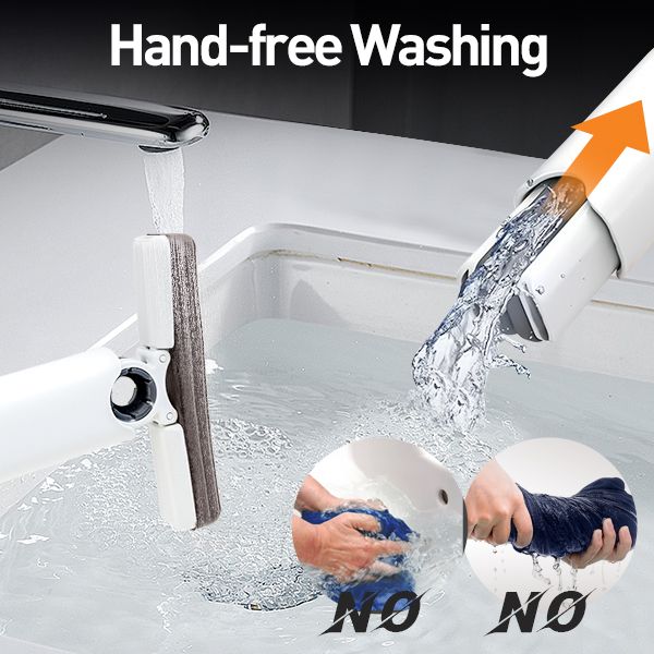 mini mop Portable Self-Squeeze Short Mop - JM Variety Store