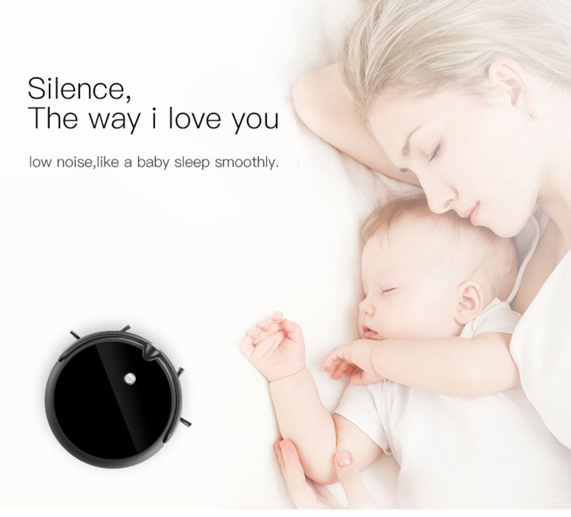 iMass Robot Vacuum Cleaner Mop Wi-Fi App & Live Video Calling Communication Recording Monitor - JM Variety Store