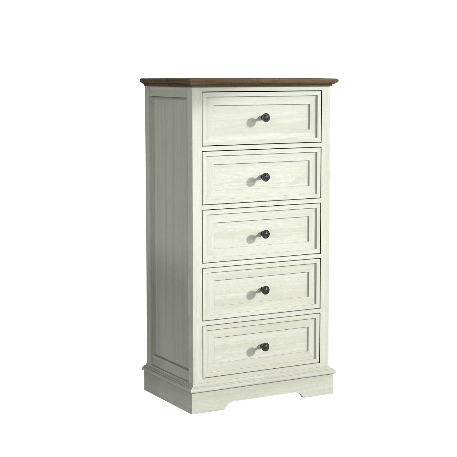 Tall Dresser for Bedroom with 5 Drawers for Closet, Chest of Drawers with Metal Handle - JM Variety Store