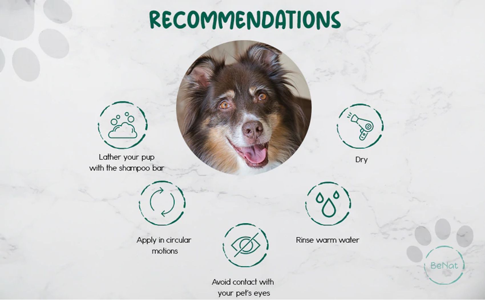 BeNat Pets. All-Natural Furry Pet Soap Bar. 5.8 oz. - JM Variety Store