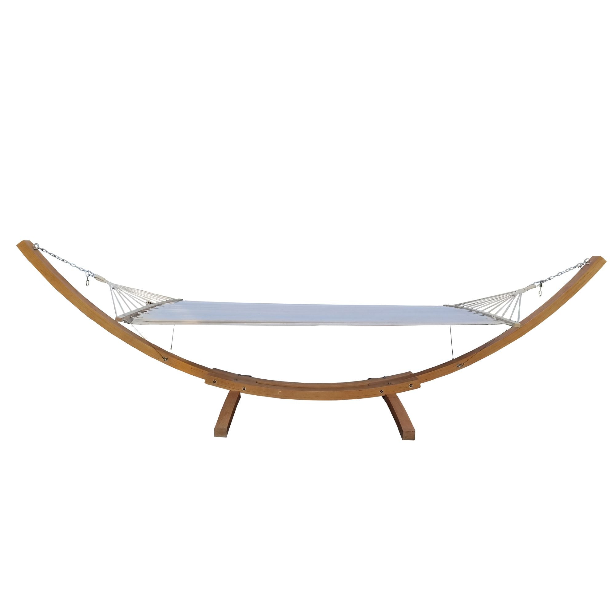1-Person Hammock with Stand Set for Outside & Inside;  Indoor Outdoor Standalone plywood+canvas - JM Variety Store
