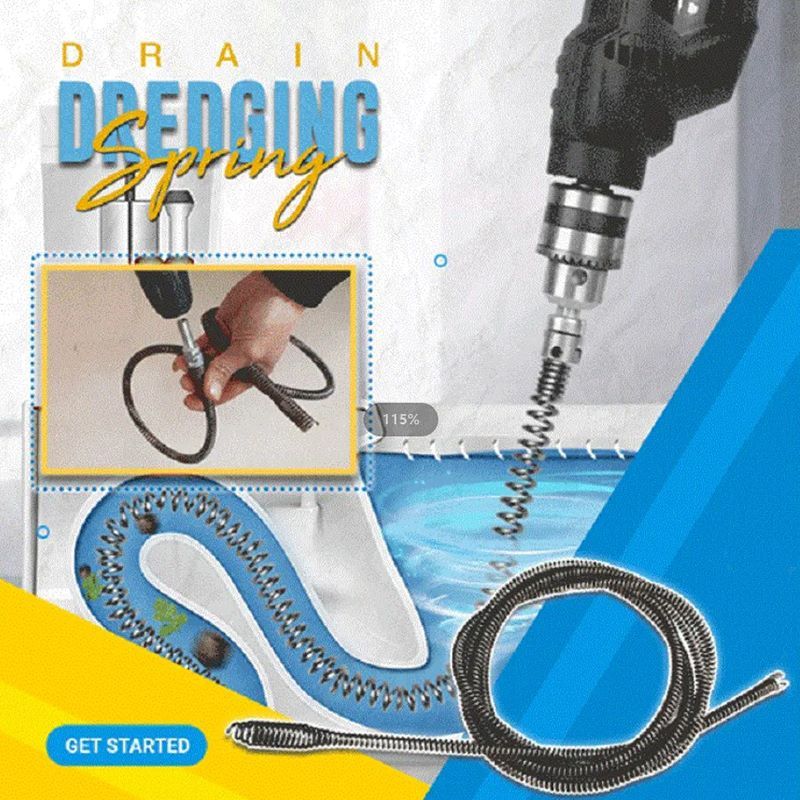 Toilet Unclogging Tools Spring Pipe for Bathroom Drain - JM Variety Store