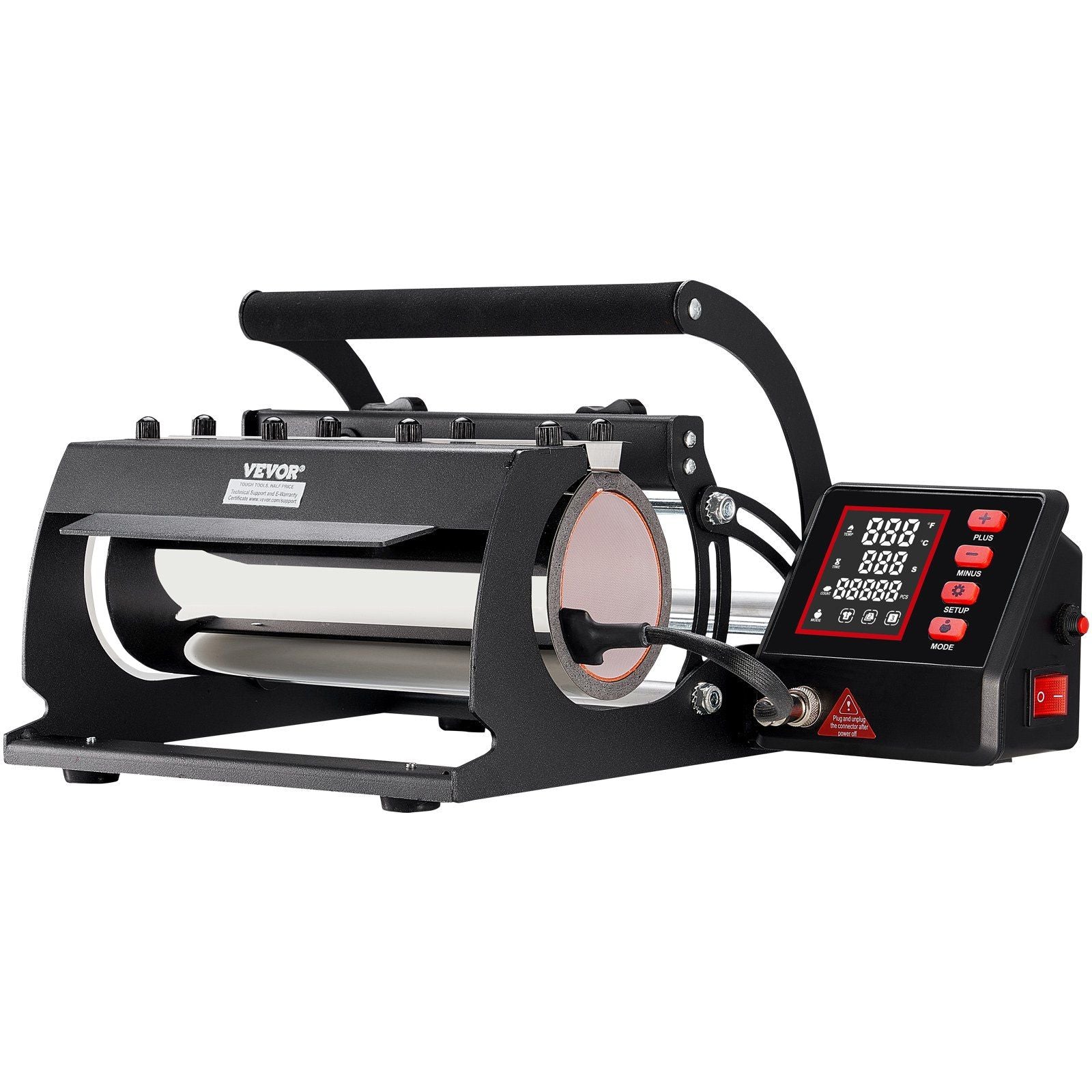 VEVOR Tumbler Heat Press Machine 11-30oz Mug Press Sublimation Tumblers Black - JM Variety Store