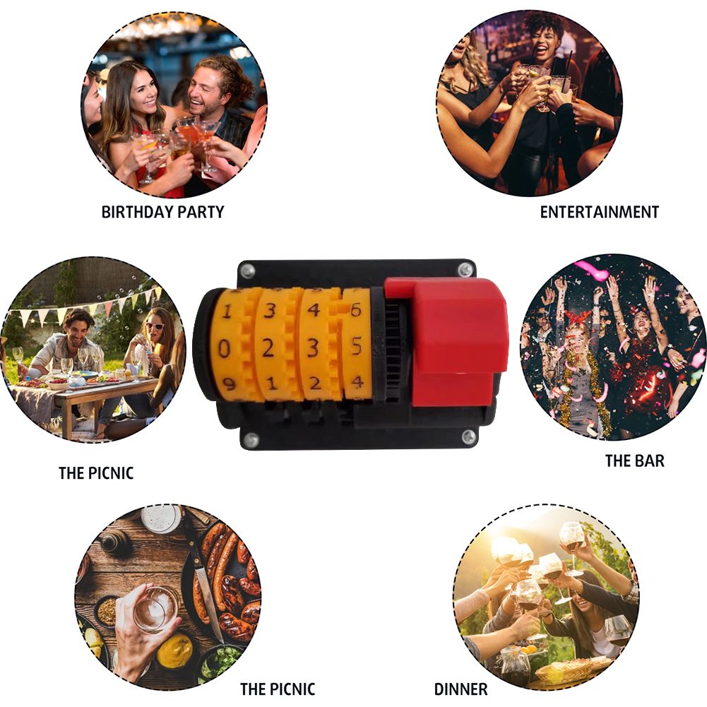 Creative Counter Bottle Opener Wall Mounted Beer Can Opener with Precise Numbers for Kitchen Club Bar Restaurant Drinking Gadget - JM Variety Store