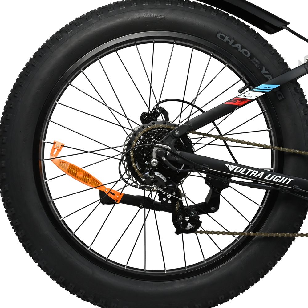 48V12AH Lithium Battery Outdoor 500W Fat Electric Mountain Bike Bicycle Ebike Shimano 8 Speed Gears - JM Variety Store