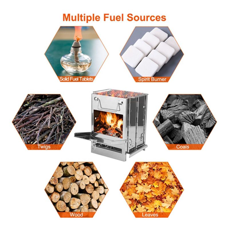 Camping Hiking Picnic Outdoor Cooker Portable Backpacking Stove - JM Variety Store