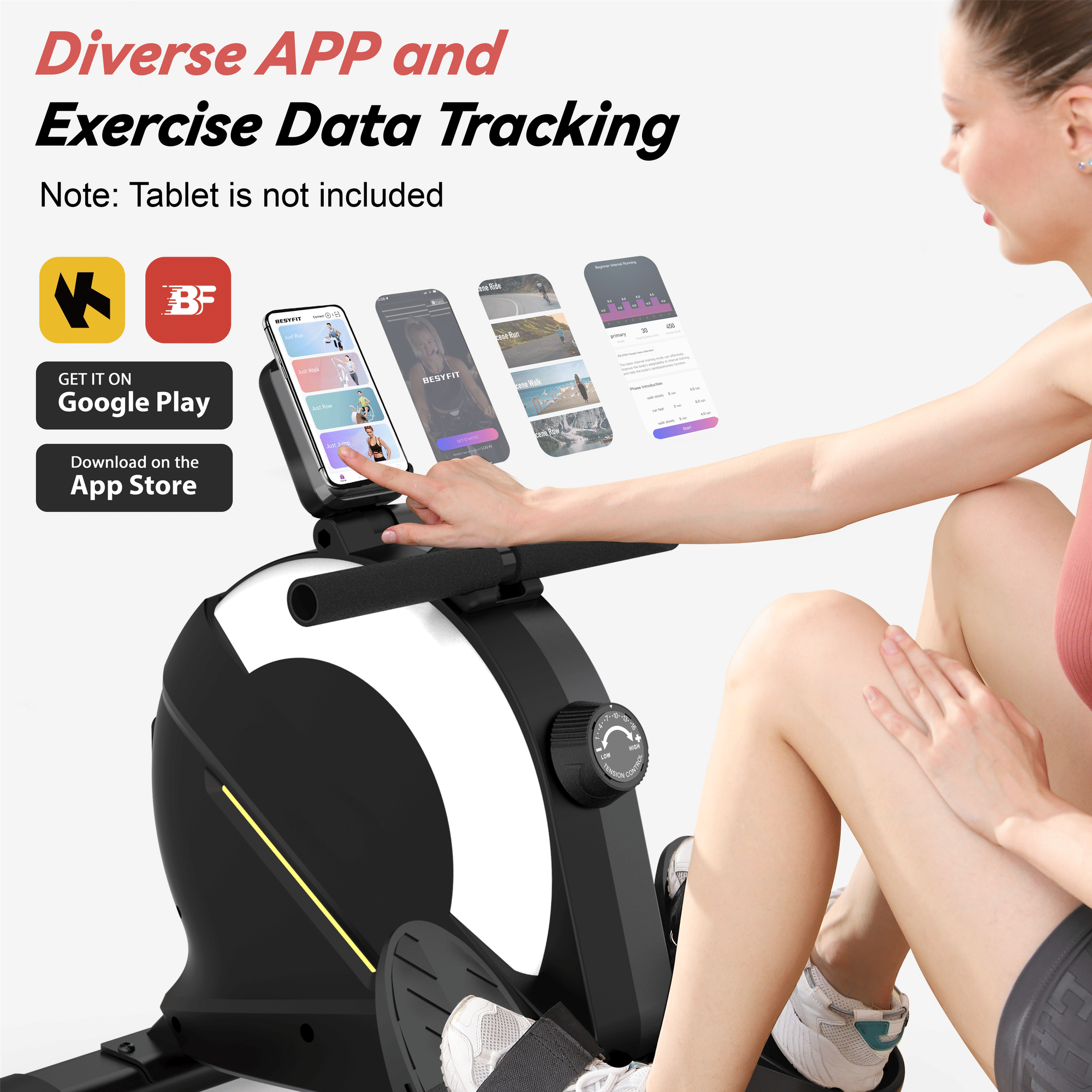 Rowing Machines for Home, Magnetic Rowing Machine with 77lbs High Resistance Rowing Machine,16 Levels of Quiet Resistance,Rower Machine for Home Row Machine,App Compatible,LCD Monitor - JM Variety Store