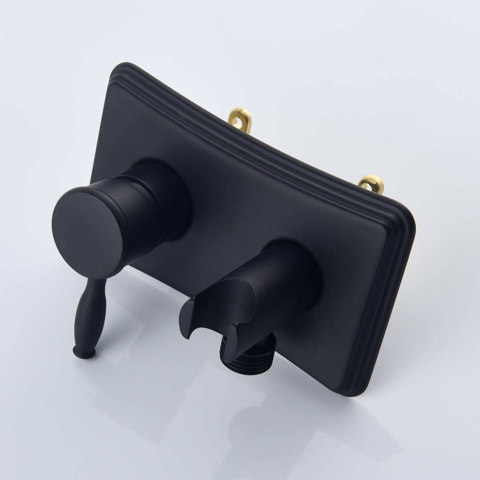 Stainless Steel Toilet Handheld Sprayer Kit Hot and Cold Water Black Bidet Sprayer Set - JM Variety Store