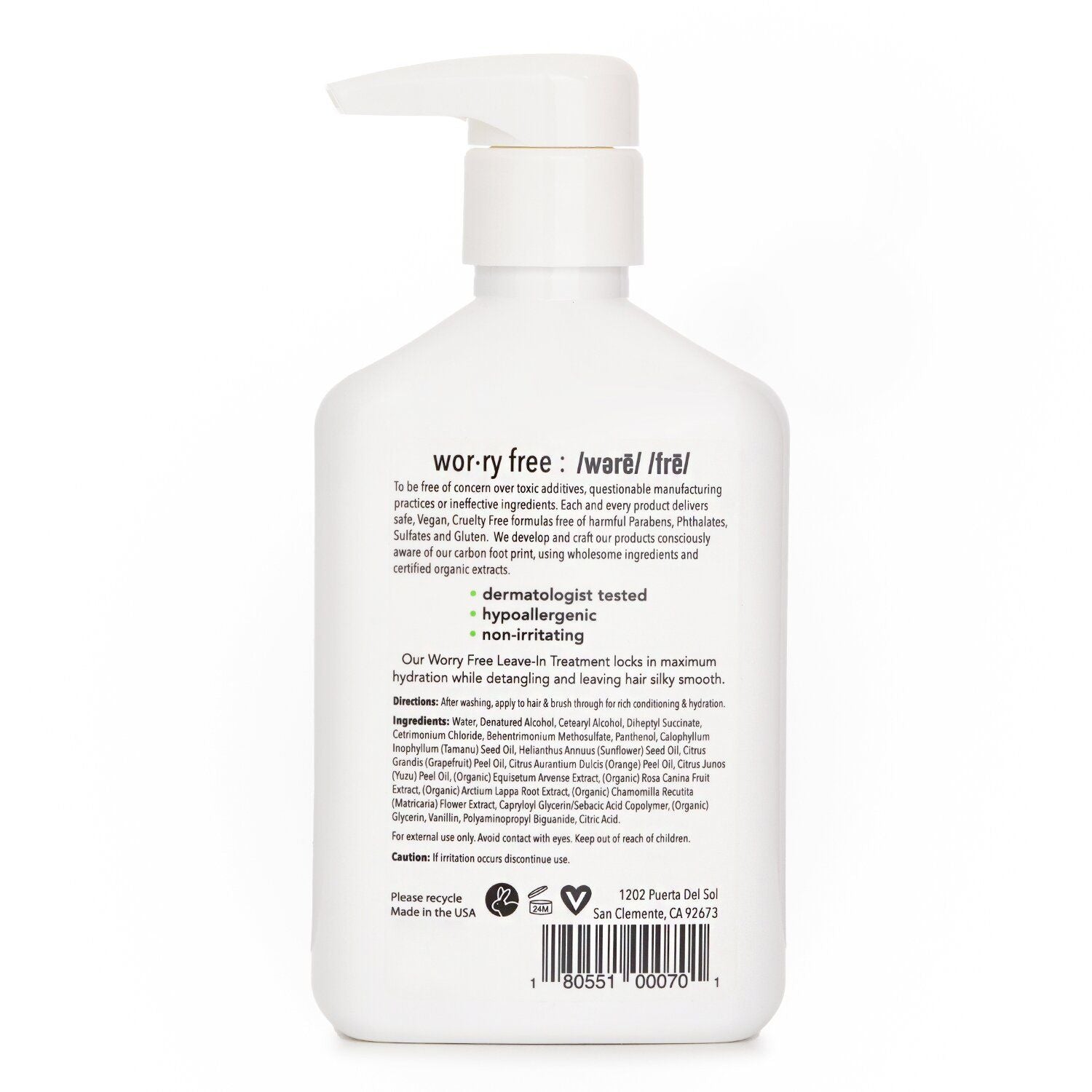 ORIGINAL SPROUT - Worry Free Leave In Treatment 000701 300ml/10oz - JM Variety Store