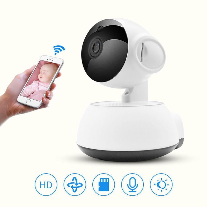 Wireless Camera; 1080P HD view; WiFi Home Indoor Camera without SDcard; 2 Way Audio Night Vision; Works with app - JM Variety Store